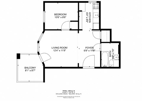 A black and white image of a floor plan for a home.
